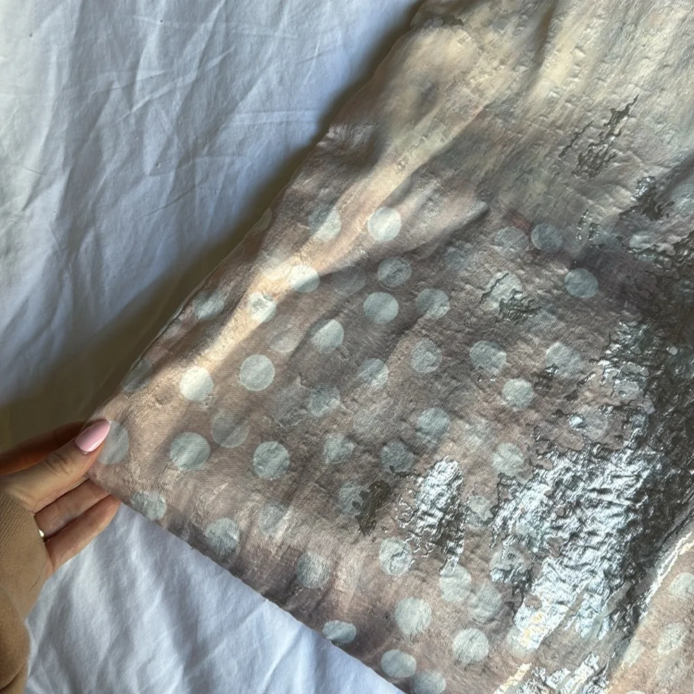 West elm metallic pillow cover